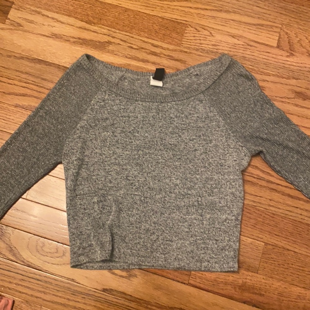 grey sweater